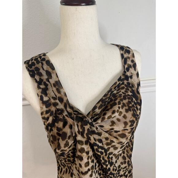 Anne Klein Sleeveless Top, Women’s Small, animal print - Picture 3 of 9